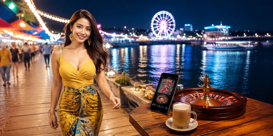 Meja roulette kasino langsung Malaysia dengan dealer profesional